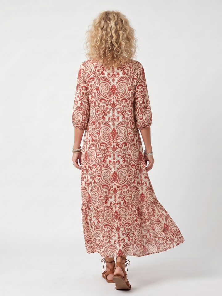 Rose | Elegant Midi Dress