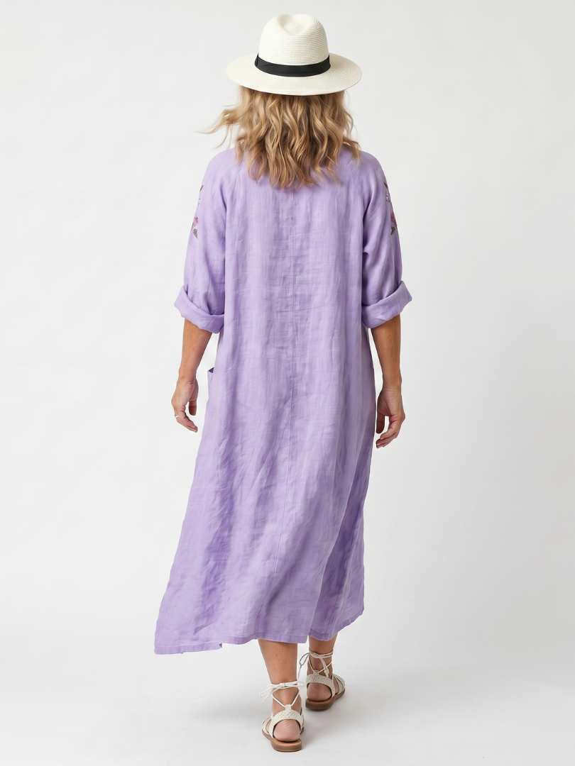 Frances | Floral Relaxed Midi Dress
