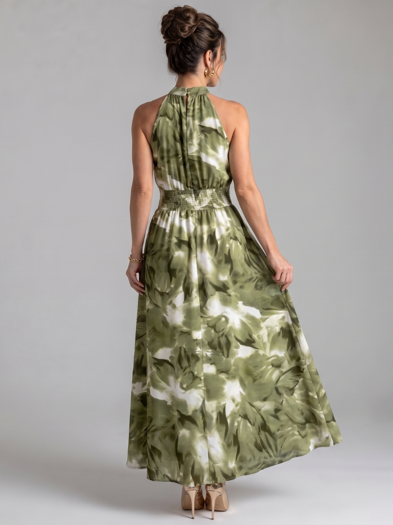 Adelaide | Abstract-Print Midi Dress