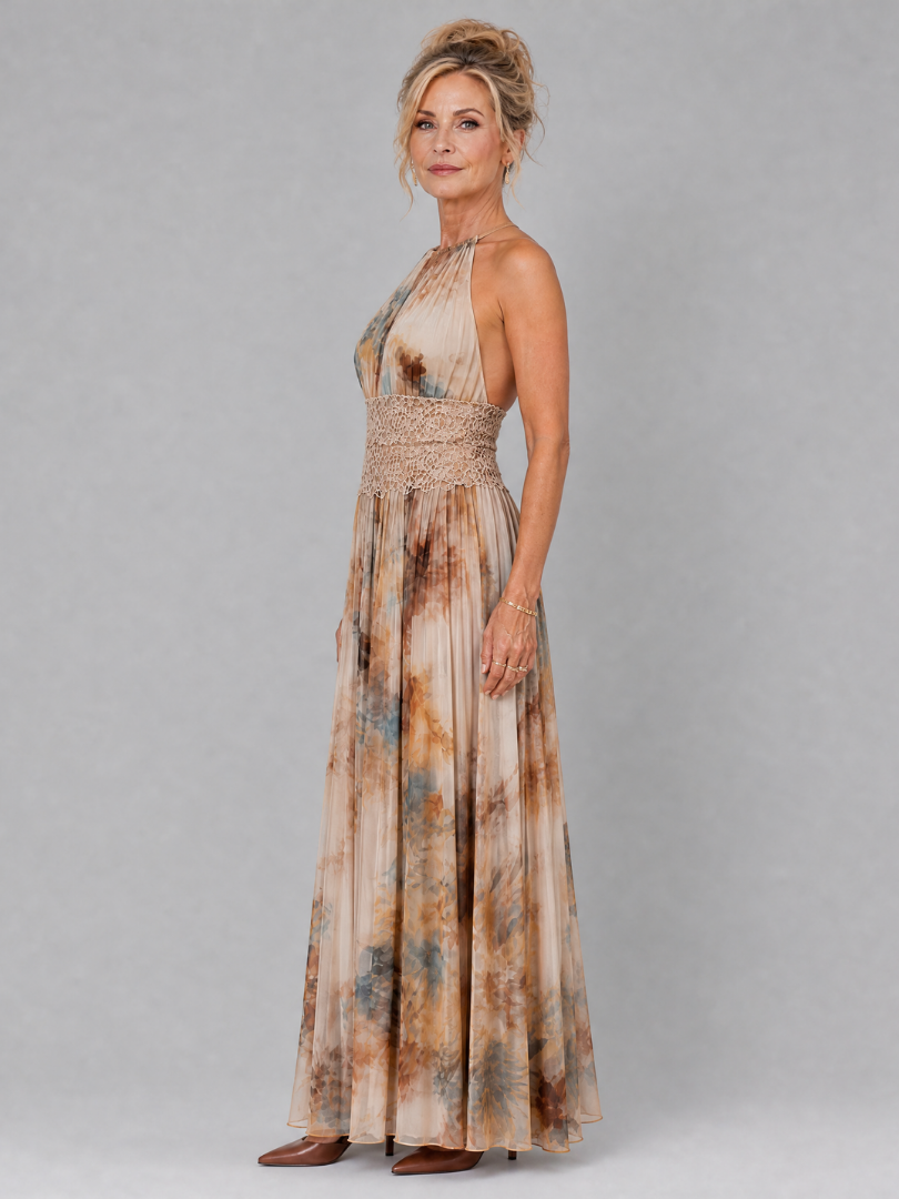 Arabella | Decorative-Waist Maxi Dress