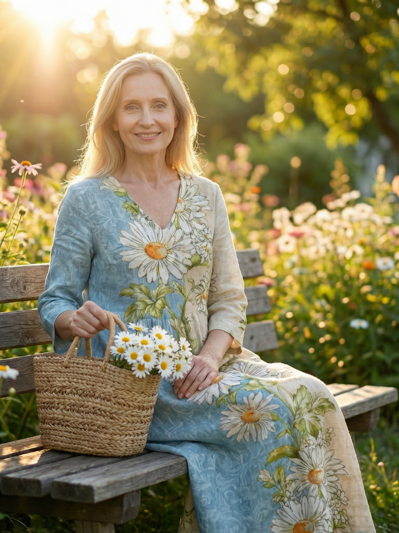 Estelle | Daisy-Panel Midi Dress
