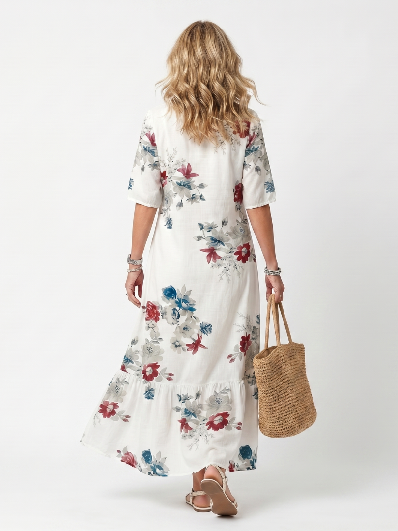 Louisa | Floral Midi Dress