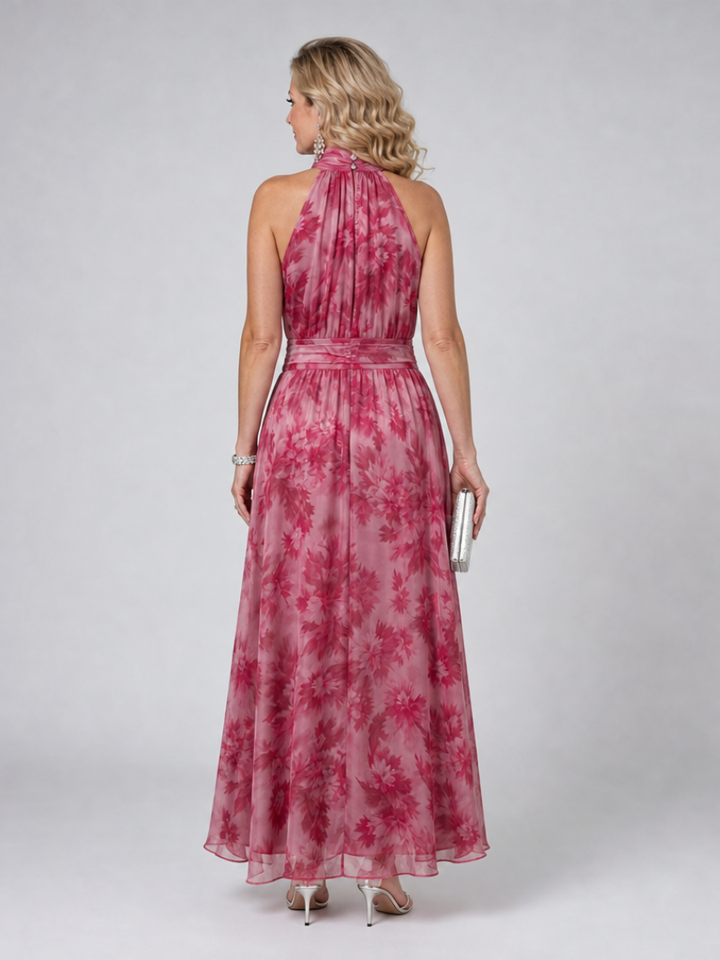 Camille | Soft Halter Midi Dress