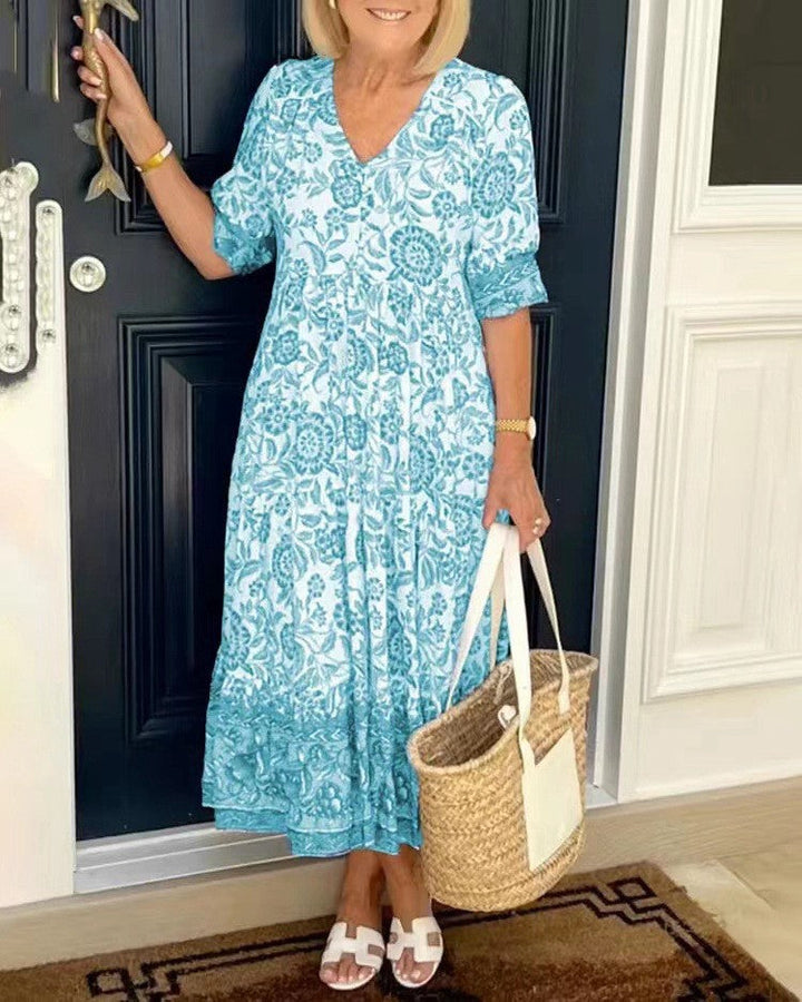 Harriet | Graceful V-Neck Floral