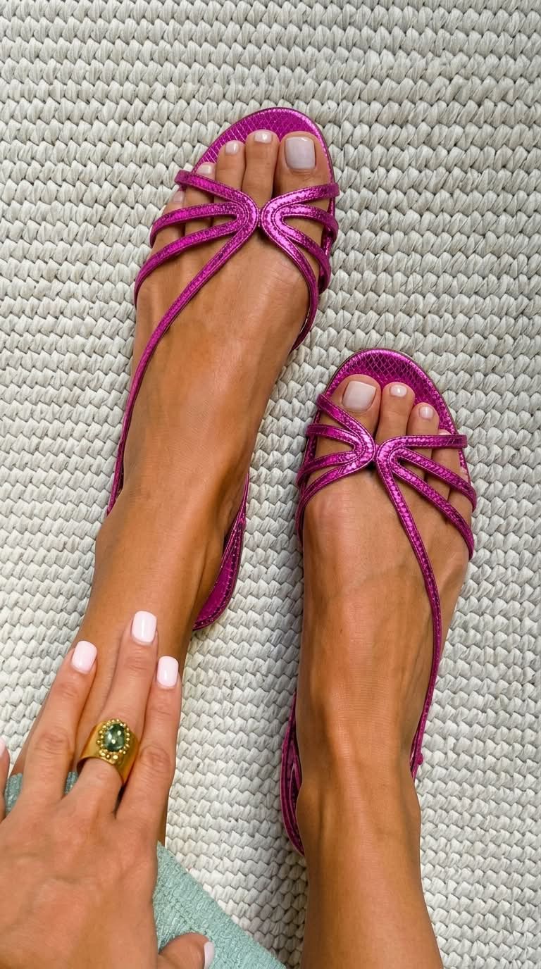 Charlotte | Golden Summer Sandals