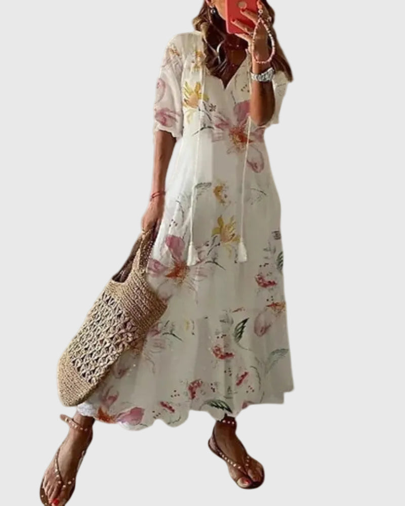 Georgia | Boho Vintage Summer Maxi Dress