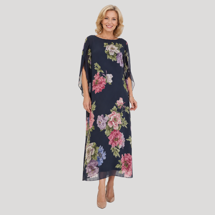 Georgia | Midnight Bloom Maxi Dress