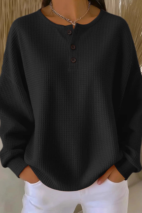Eliza™ | Relaxed Button Blouse