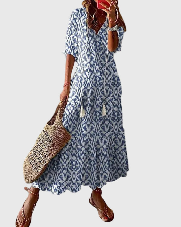 Georgia | Boho Vintage Summer Maxi Dress
