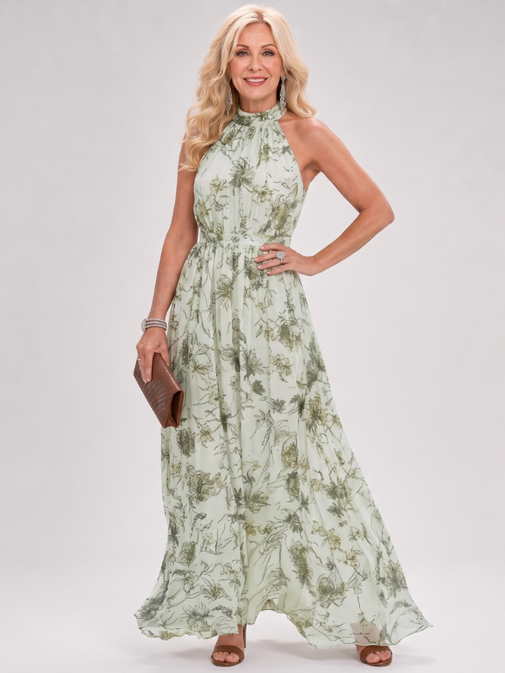 Florence | Flowing Floral Midi Dress