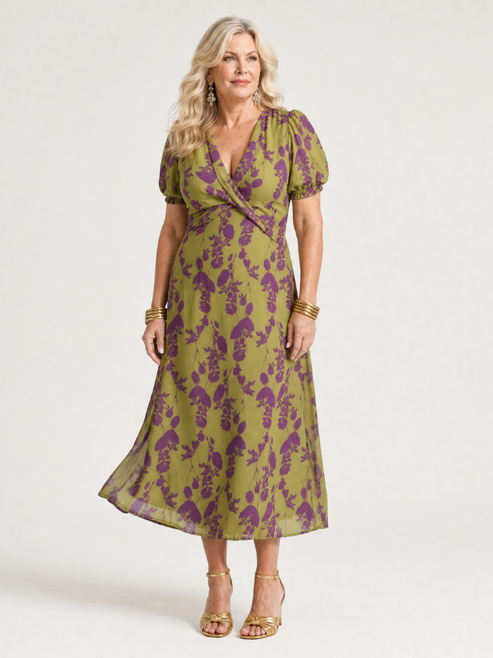 Eliza | Relaxed Wrap Midi Dress