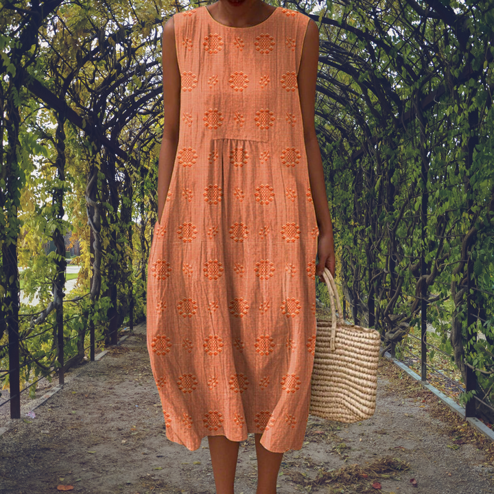 Audrey | Elegant sleeveless dress with pockets