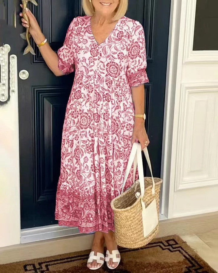Grace | Graceful V-Neck Floral