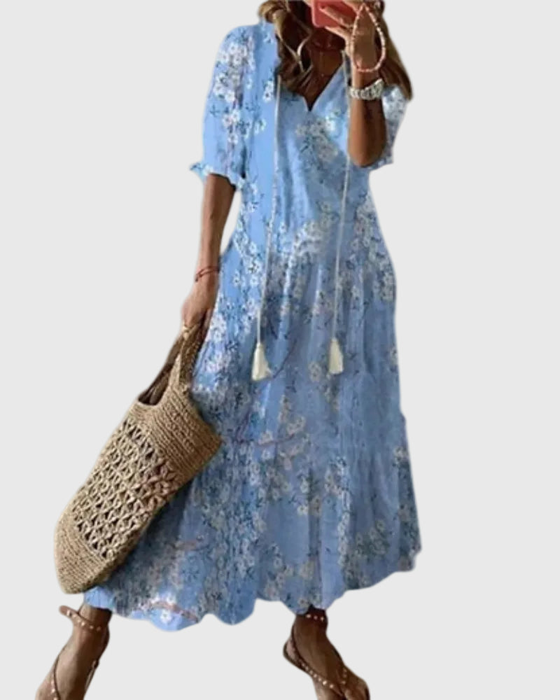 Georgia | Boho Vintage Summer Maxi Dress