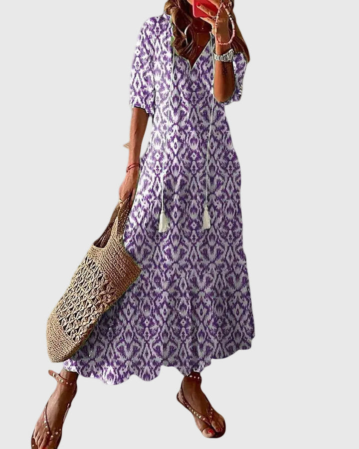 Georgia | Boho Vintage Summer Maxi Dress