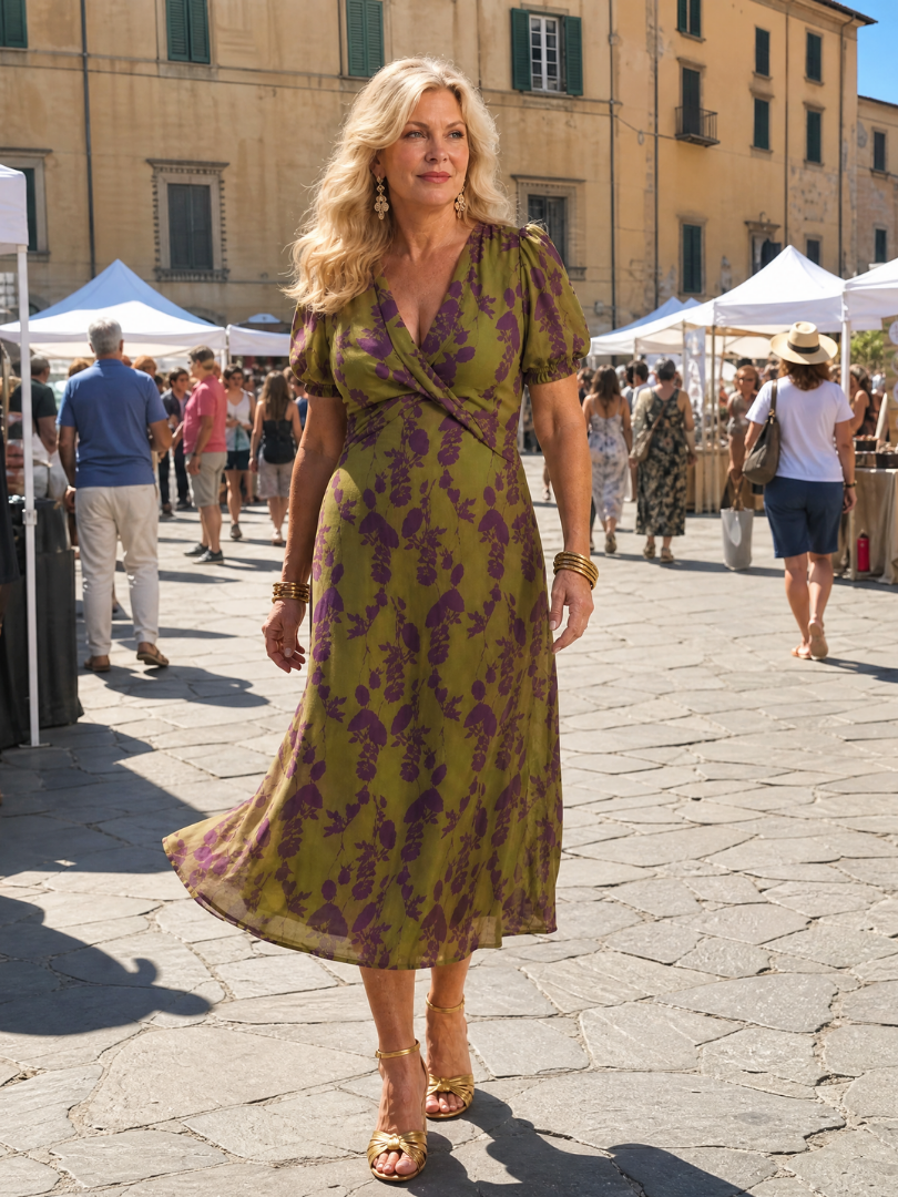 Eliza | Relaxed Wrap Midi Dress