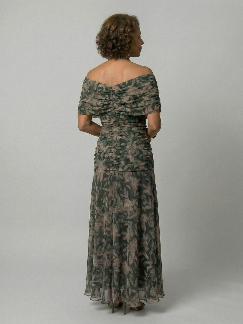 Sophie | Off Shoulder Flow Midi Dresses