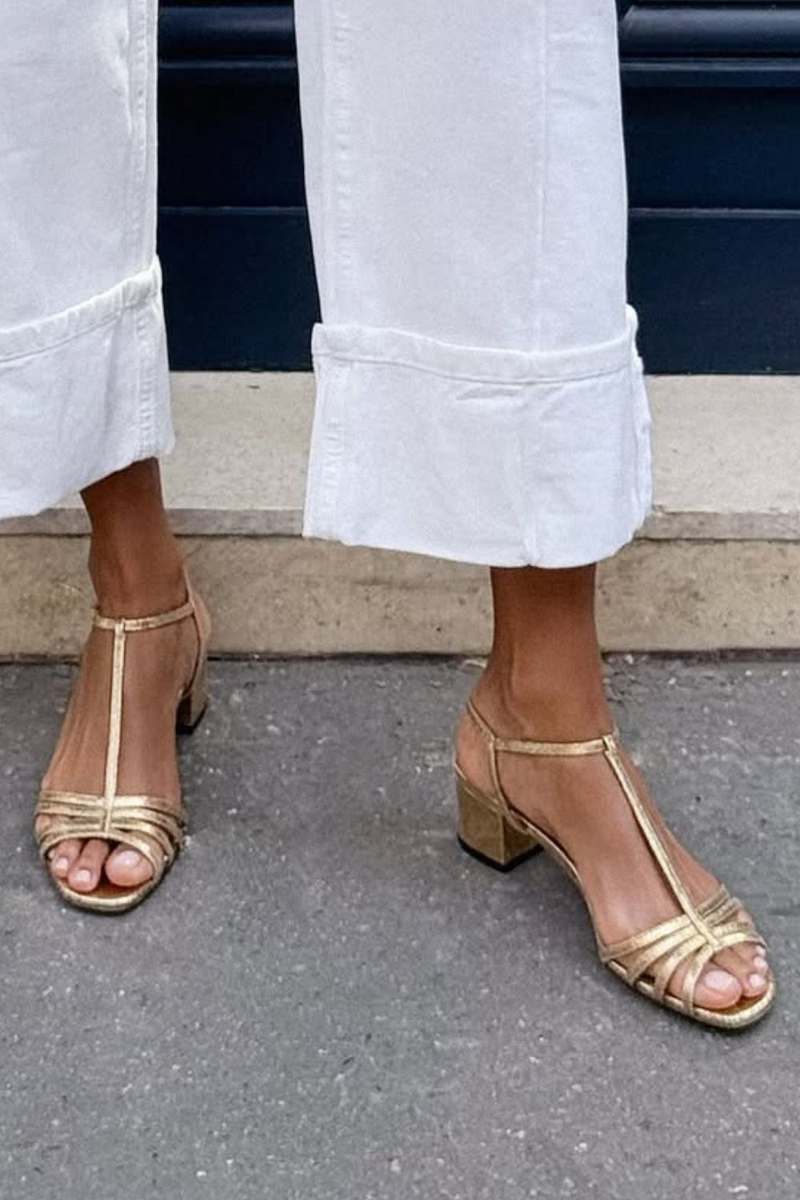 Florence | Golden Summer Sandals