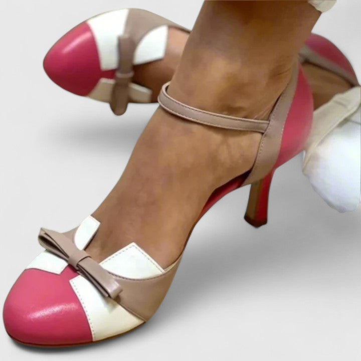 Matilda | Bow-Detail Block Heels
