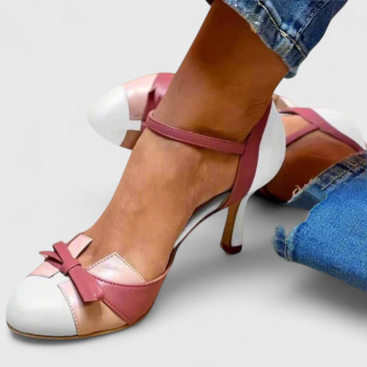 Matilda | Bow-Detail Block Heels
