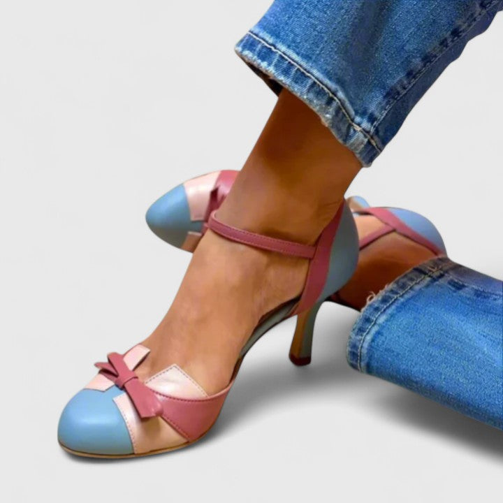 Matilda | Bow-Detail Block Heels