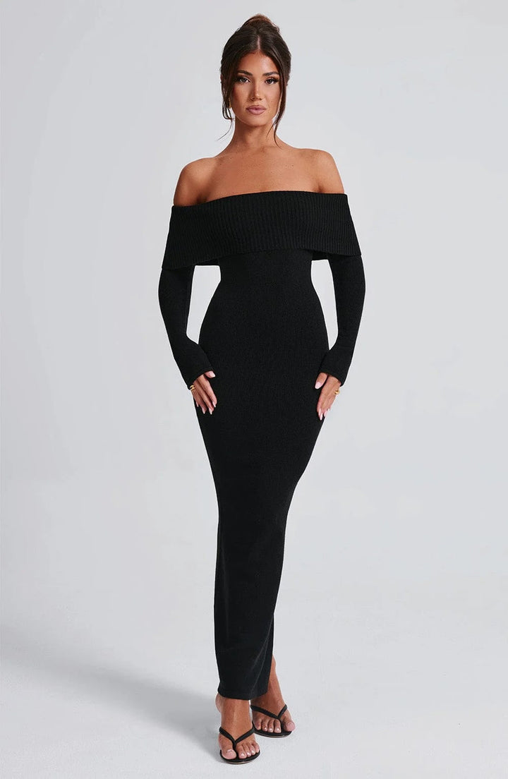 Simone | Sculpted Maxi Dress