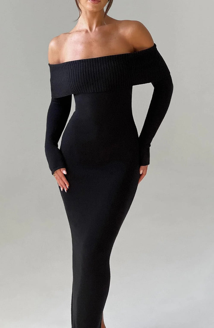 Simone | Sculpted Maxi Dress