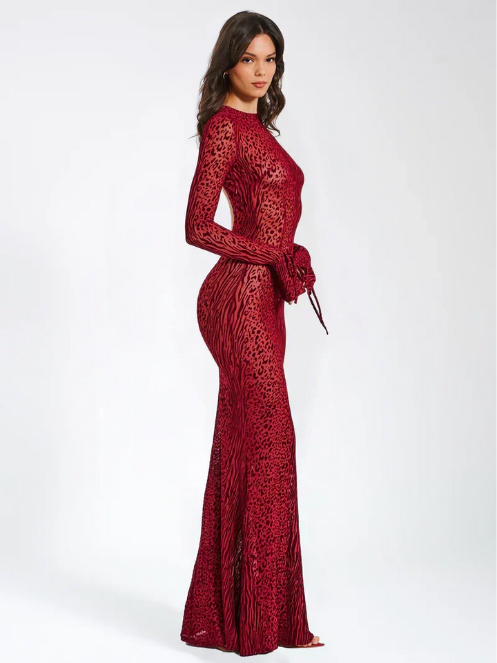 Felicity | Animal Print Maxi Dress