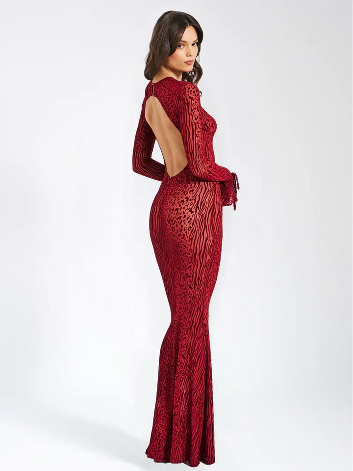 Felicity | Animal Print Maxi Dress