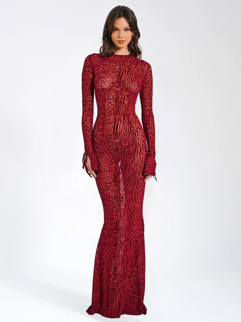 Felicity | Animal Print Maxi Dress