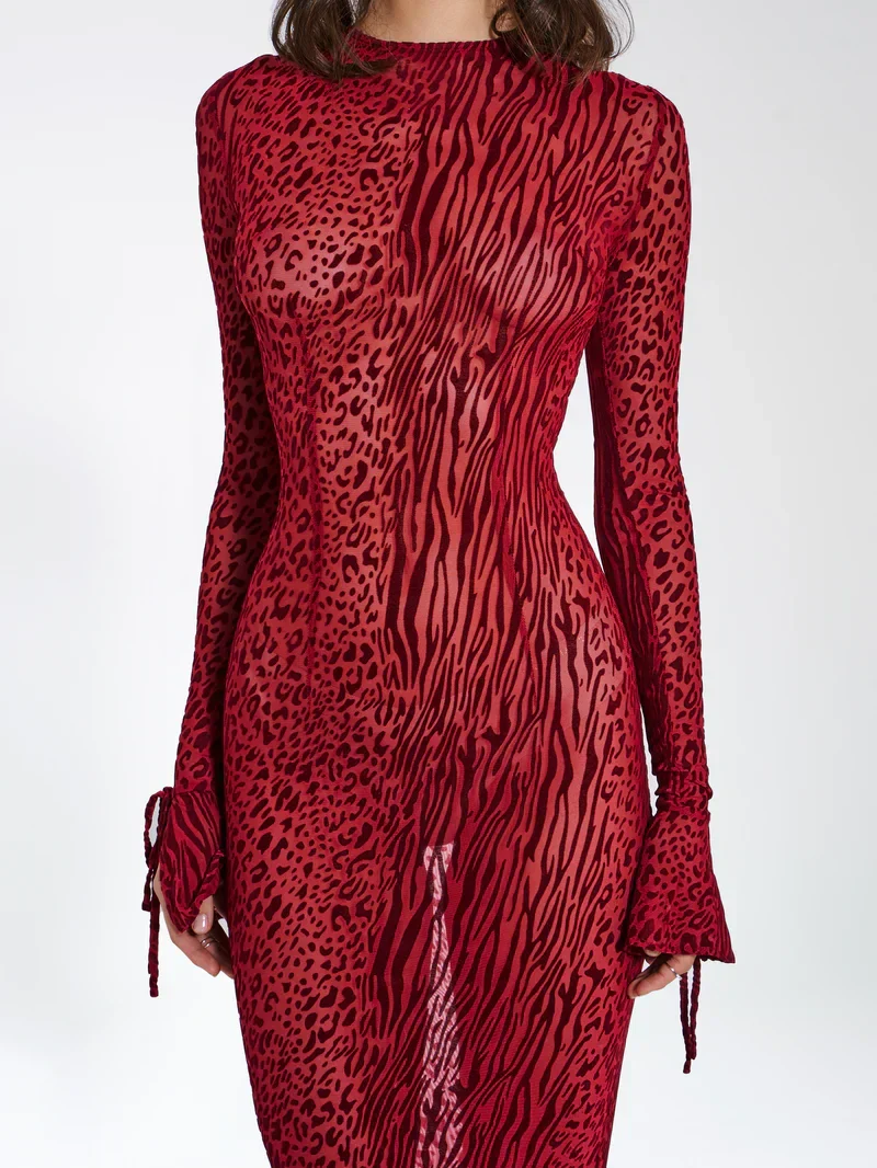 Felicity | Animal Print Maxi Dress