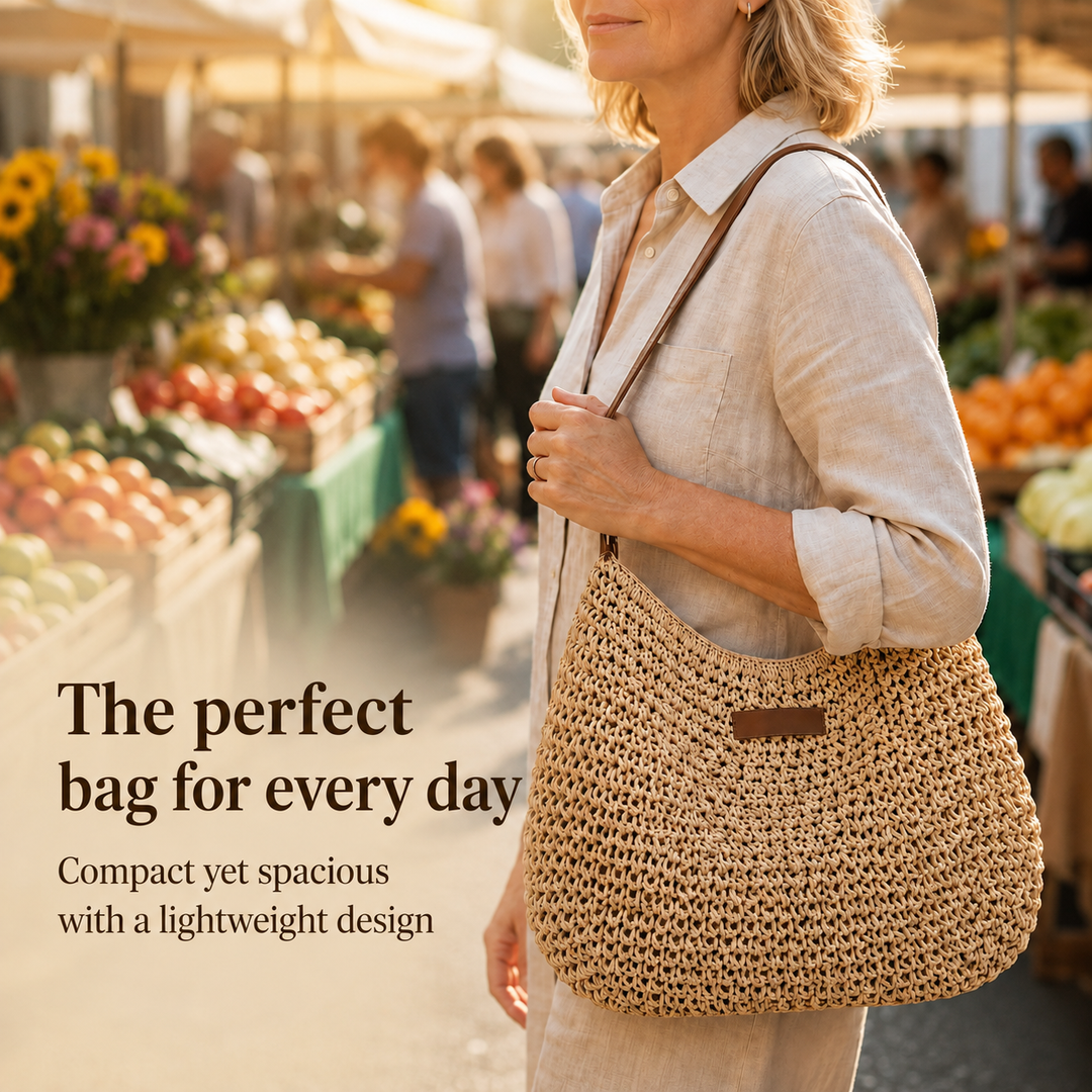 Pippa™ – Elegant Woven Shoulder Bag