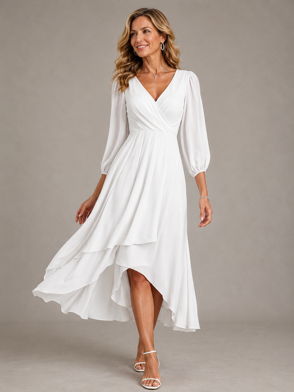 Grace | Elegant V-Neck Maxi Dress