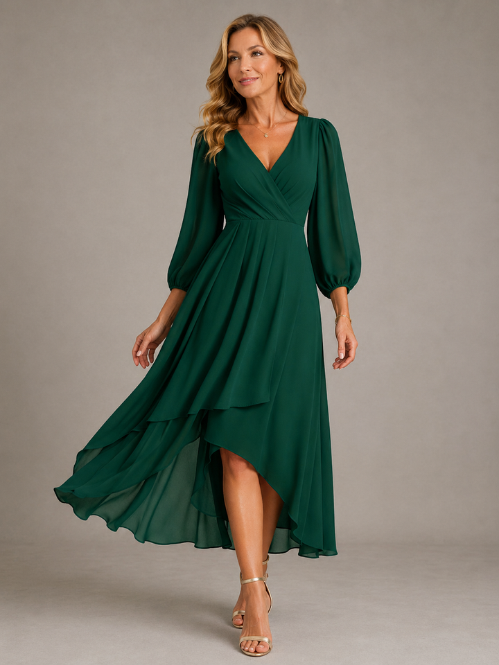 Grace | Elegant V-Neck Maxi Dress