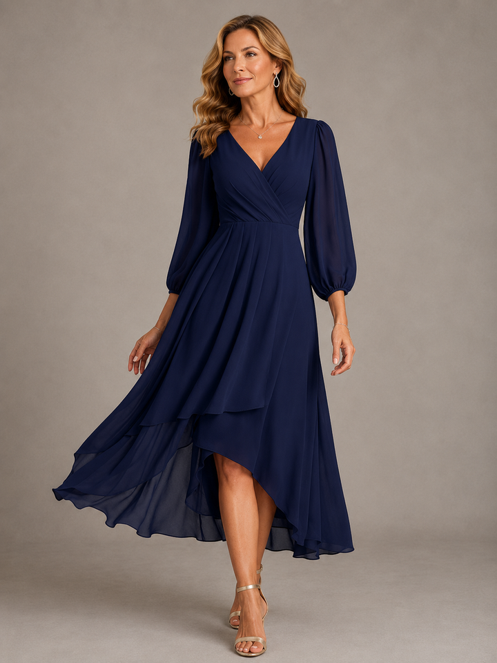 Grace | Elegant V-Neck Maxi Dress