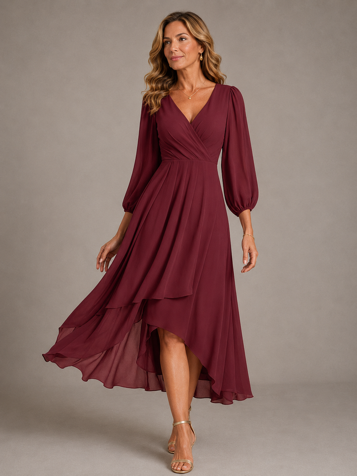 Grace | Elegant V-Neck Maxi Dress