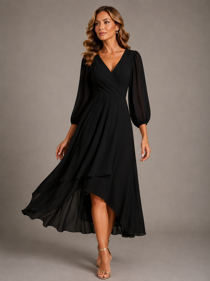 Grace | Elegant V-Neck Maxi Dress