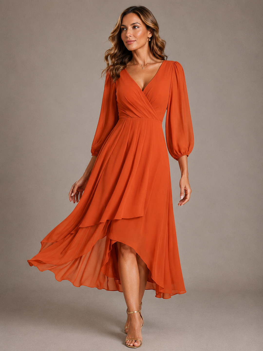 Grace | Elegant V-Neck Maxi Dress