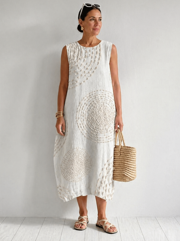 Deborah | Sleeveless Printed Summer Dress