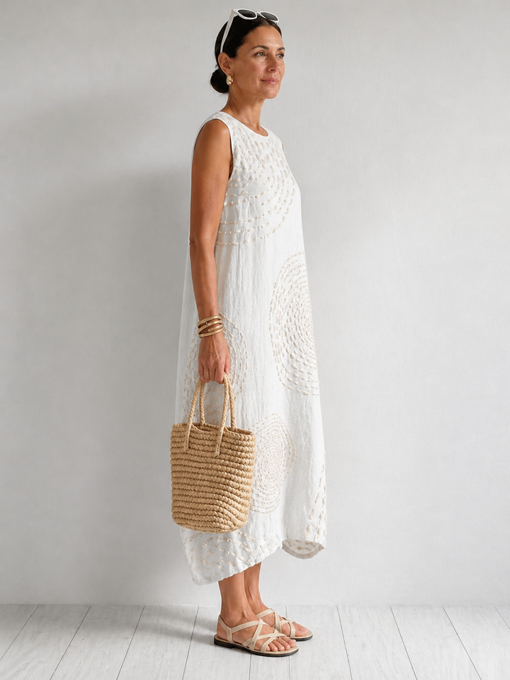 Deborah | Sleeveless Printed Summer Dress