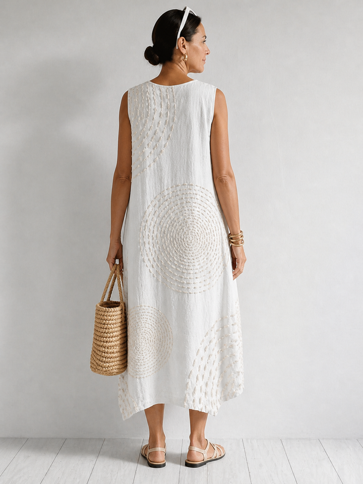 Deborah | Sleeveless Printed Summer Dress