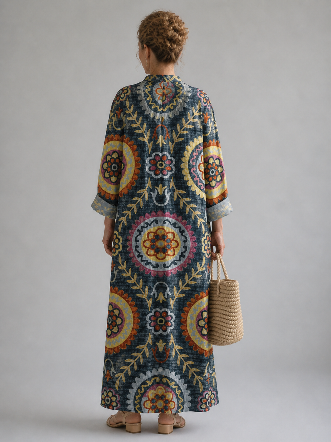 Maribel | Flowing Geometric Dress