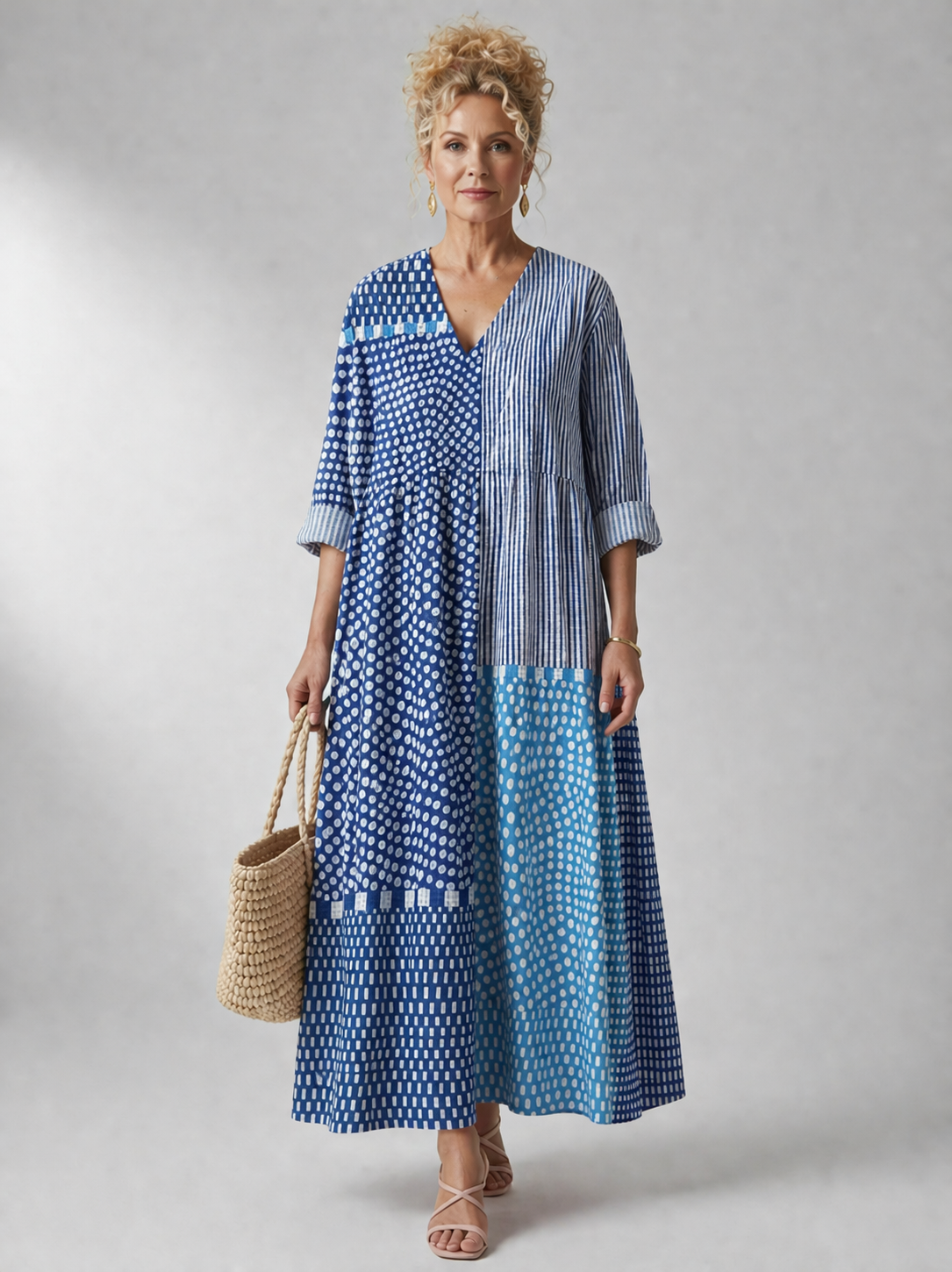Portia | Colour-Block Summer Dress
