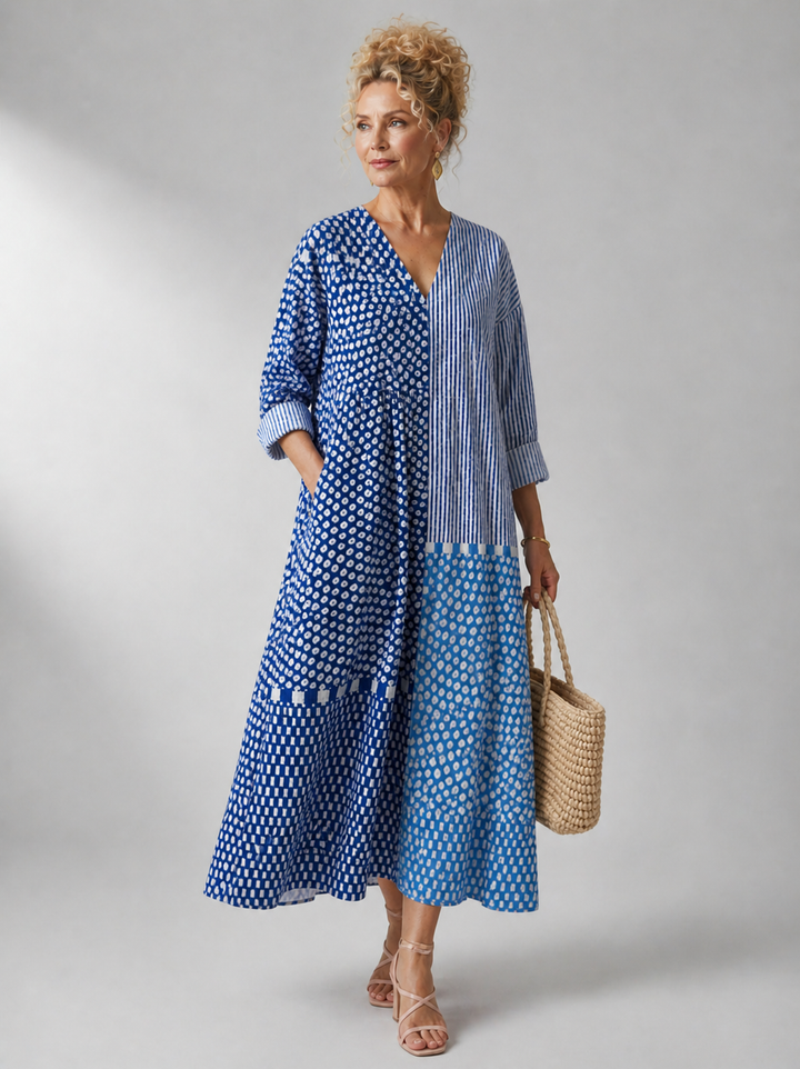 Portia | Colour-Block Summer Dress