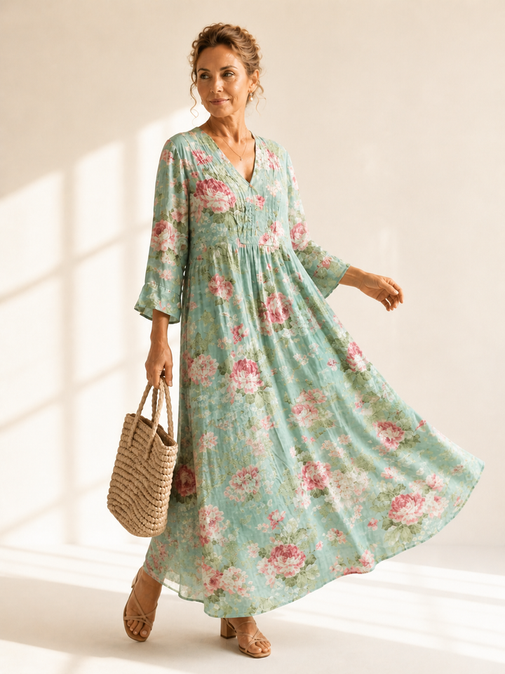 Phoebe | Artistic Printed Summer Dress