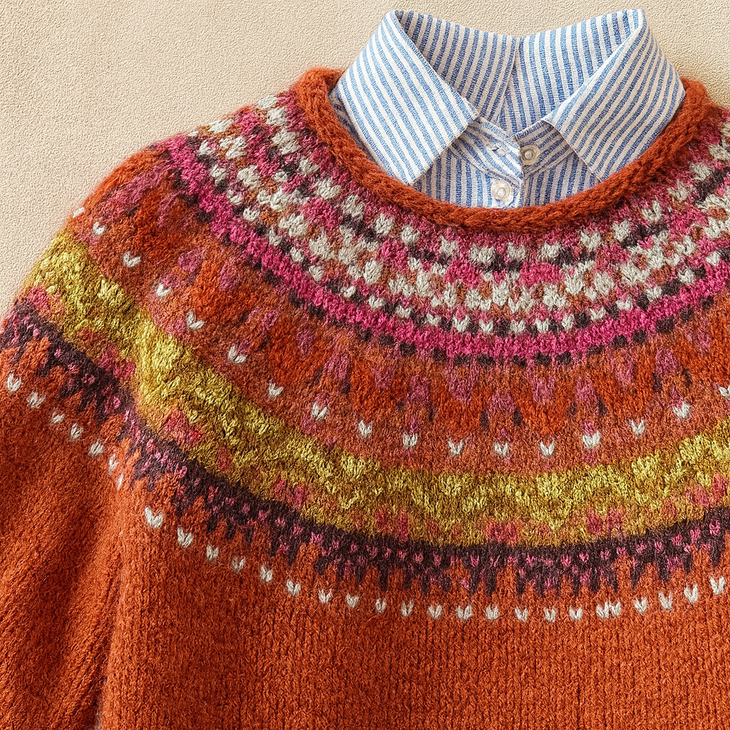 Heather | Timeless Patterned Knit