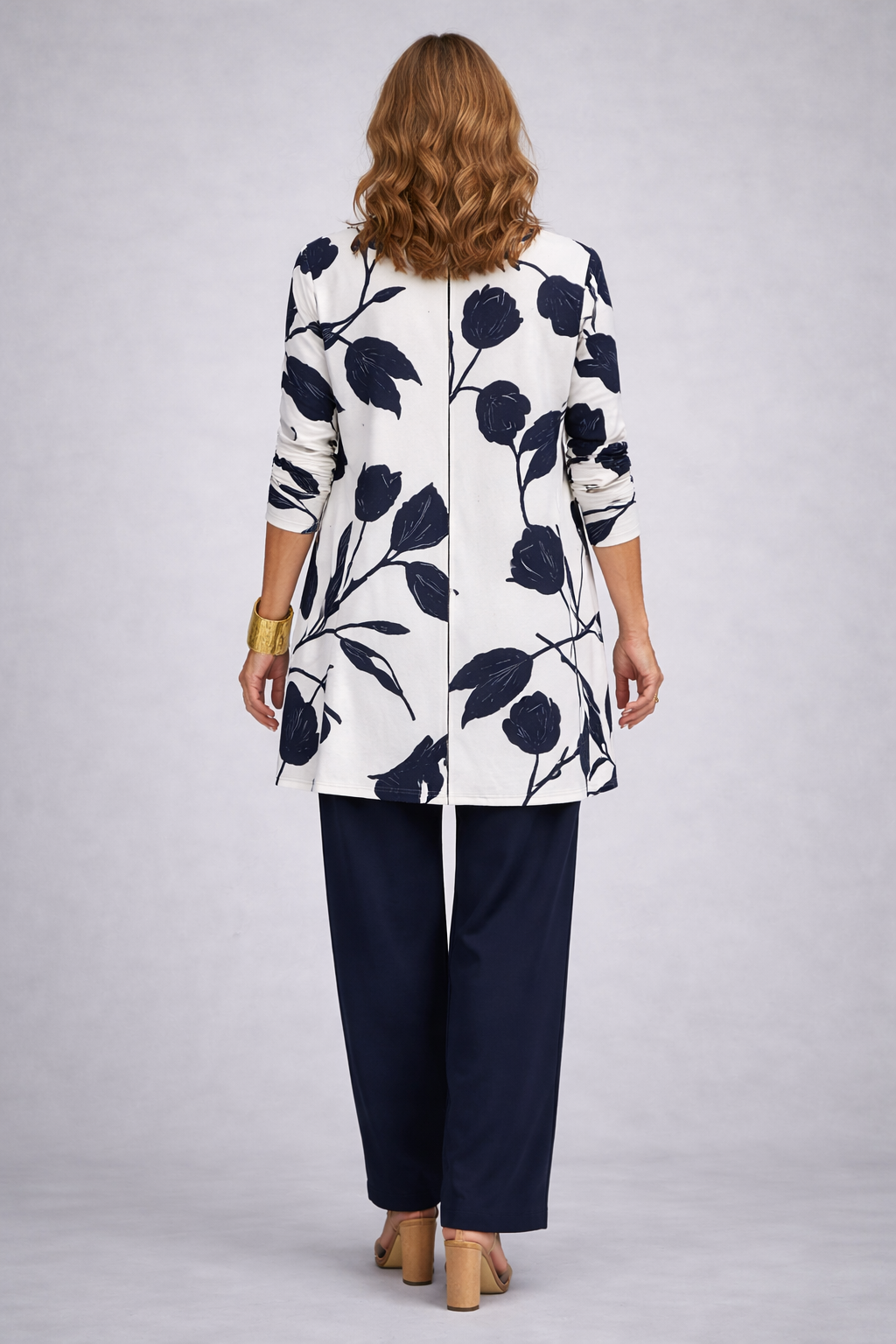 Phoebe | Blue Floral Layered Set