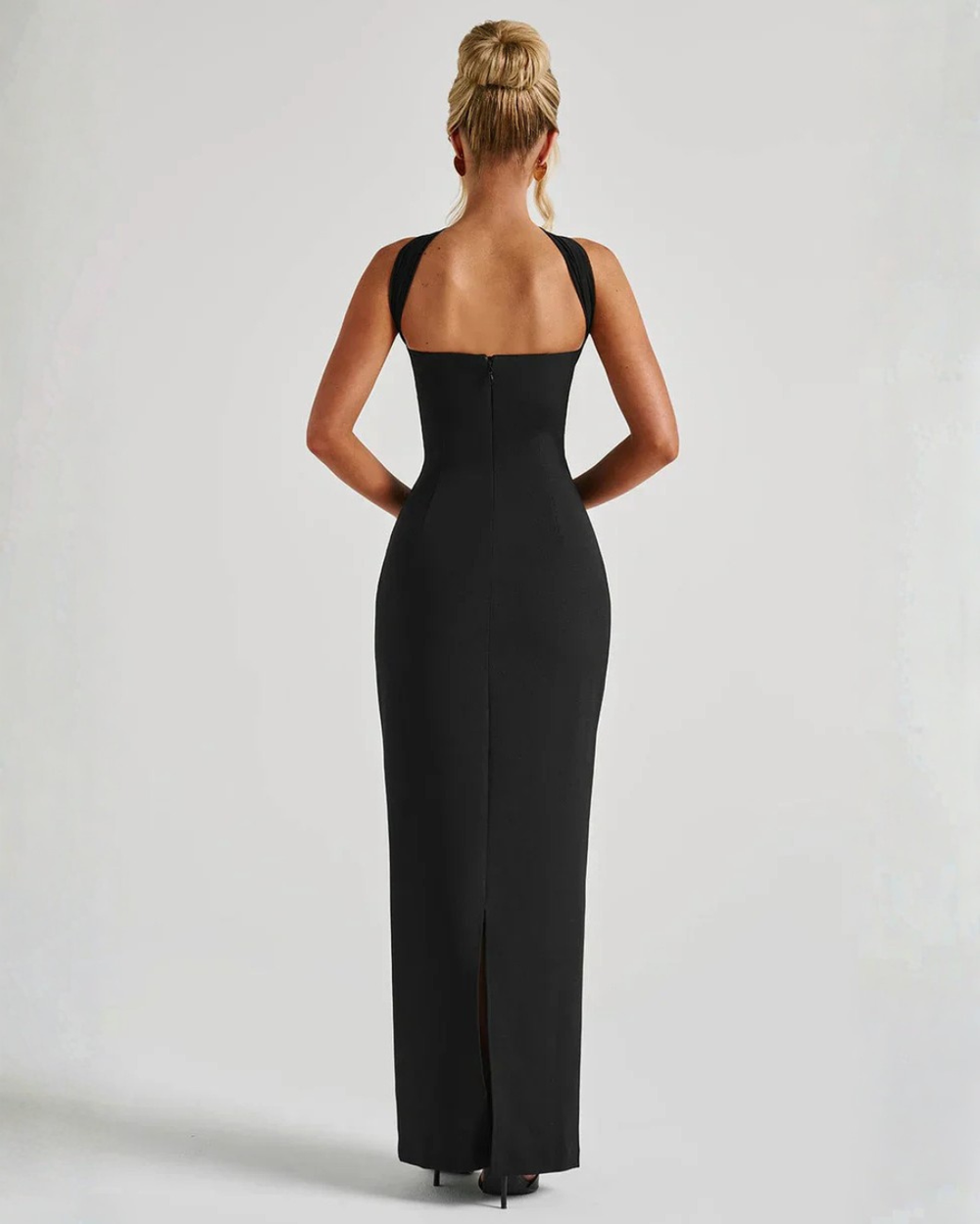 Phoebe | Strapless Sculpted Maxi Dress