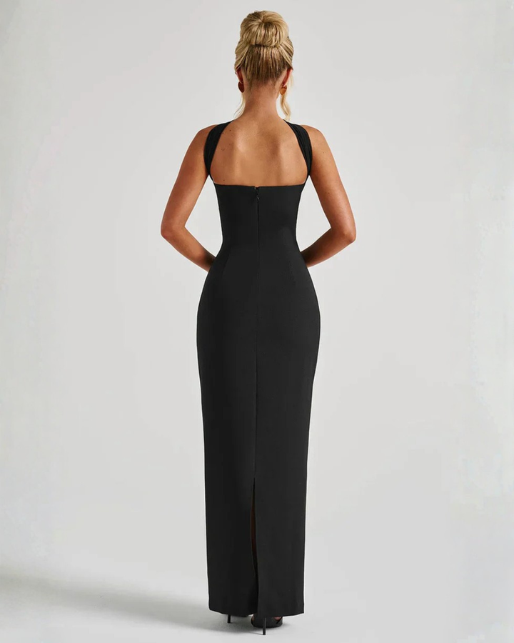 Phoebe | Strapless Sculpted Maxi Dress