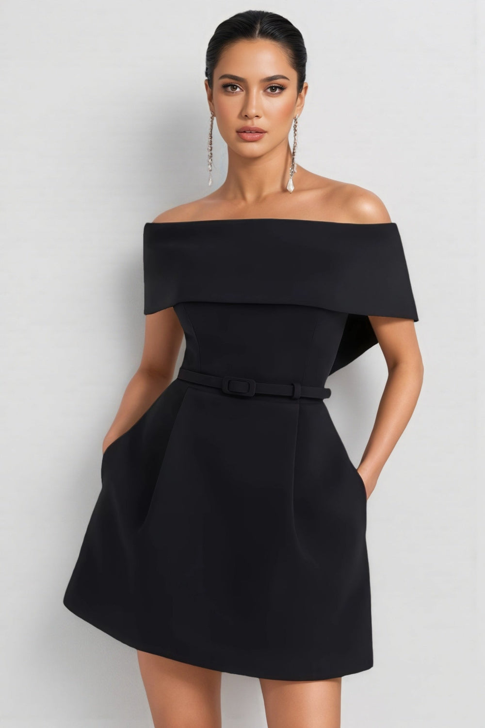 Katrina | Off-Shoulder Mini Dress
